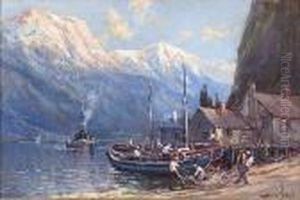 European Harbor Scene European Harbor Scene