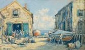Boat Houses, Provincetown by Arthur Vidal Diehl