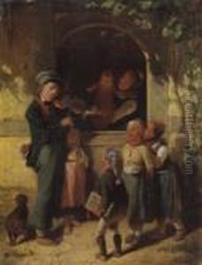 Dorfmusikant by Jakob Furchtegott Dielmann