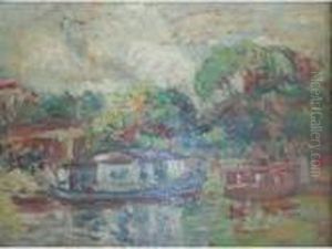 Promenade En Bateau by Rudolf Diener-Denes