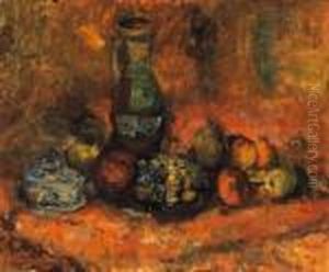 Still-life Of Fruit With A Bonbonniere by Rudolf Diener-Denes