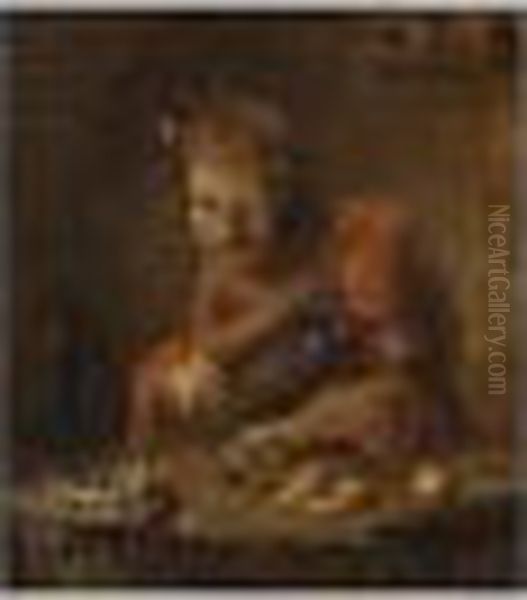 A Man Drinking And Eating - view 1