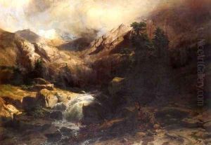 Torrent De Montagne (Mountain Torrent) by Alexandre Calame