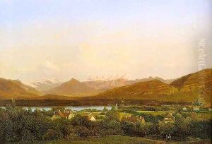 View of Geneva from Petit-Saconnex 1834 by Alexandre Calame