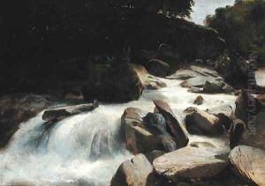 River Study, c.1846-50 by Alexandre Calame