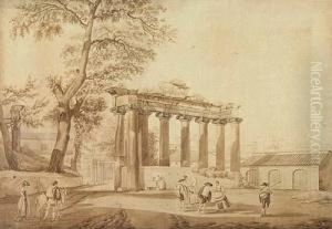Le Temple De La Concorde by Albert Christophe Dies