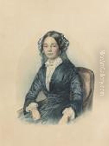 Portrat Einer Jungen Frau. - view 1
