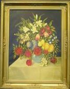 Floral Still Life by Adelheid Dietrich