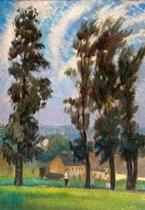 Pejzaz by Henryk Dietrich