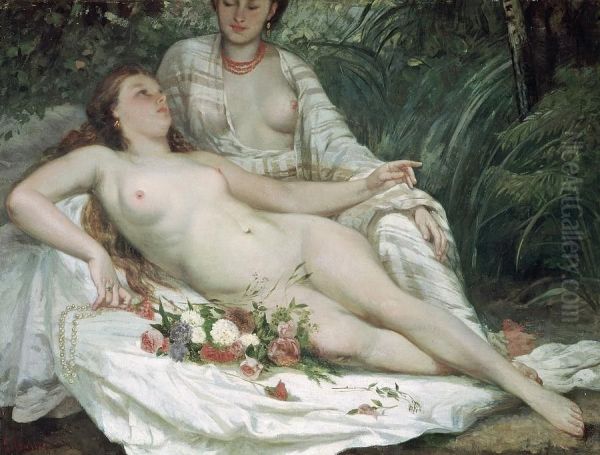 Bathers or Two Nude Women, c.1858 - view 1