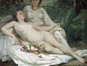 Bathers or Two Nude Women, c.1858