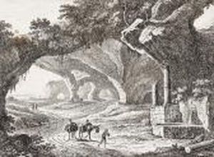 Sechs Gebirgslandschaften Mit Waldungen, Wasserfallen, Brucken Und Landlichen Figuren by Johann Christoph Dietzsch