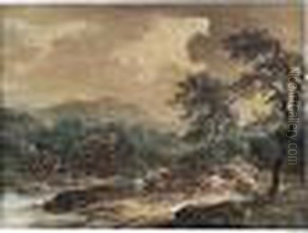 Landscape With A Church Struck By Lightning - view 1