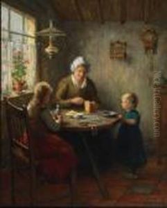 Mid-day Meal by Hendricus Anthonius Dievenbach