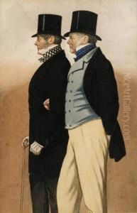 Admiral Rous And Mr Payne, Three-quarter Length