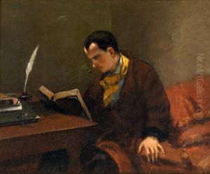 Portrait of Charles Baudelaire (1821-67) 1847