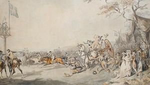 At The Races by Robert Dighton