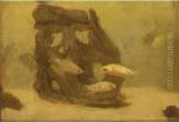 Goldfish In An Aquarium - view 1