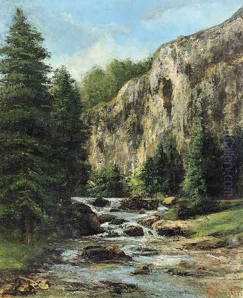 Study for 'Landscape with Waterfall' - view 1