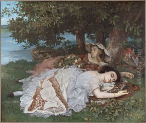 Young Ladies on the Banks of the Seine