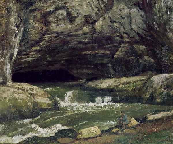 The Source of the Loue or La Grotte Sarrazine - view 1
