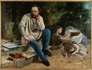 Portrait of P.J. Proudhon in 1853