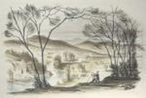 Landscape With River by Peter Dillinger
