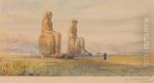 The Colossi Of Memnon, Thebes by Frank Dillon