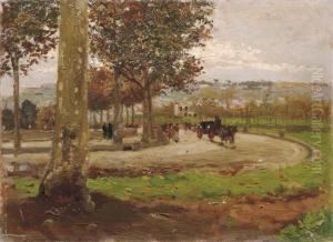Via Del Campo A Napoli - 1920 by Francesco Paolo Diodati