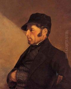Portrait of the Artist's Father, Regis Courbet by Gustave Courbet