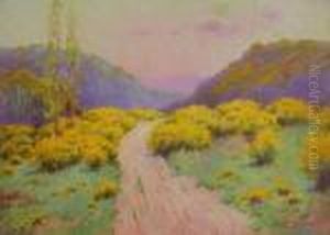 Chemin Aux Fleurs Jaunes by Serkis Diranian