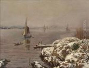 Fra Kristianiafjorden by Carl-Edvard Diriks
