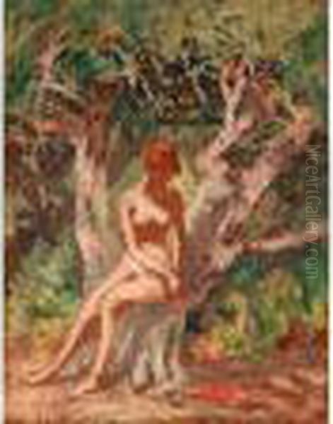 Nu Sous Un Arbre - view 1