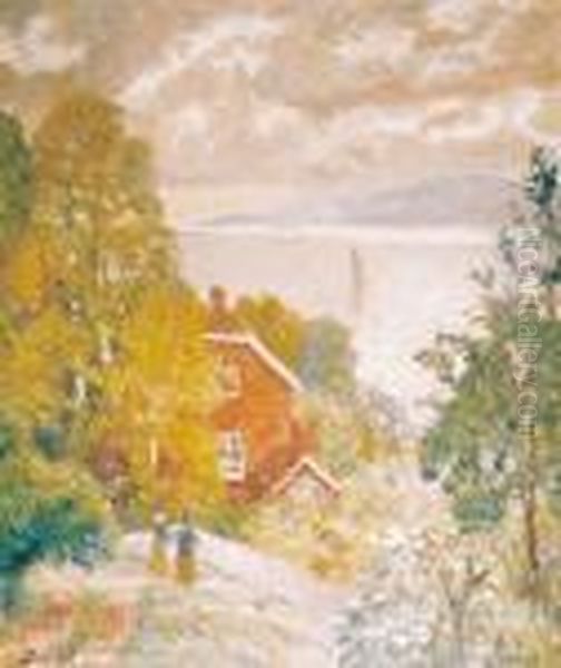 Kystlandskap, Drobak 1926 - view 1