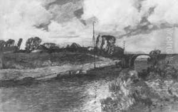 Segler An Einer Flussmundung.
Signiert Unten Rechts: Dirks. Ol Auf Leinwand. H 39,5; B 60,5 Cm. - view 1