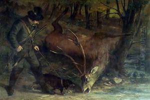 The Death of the Stag, 1859 by Gustave Courbet