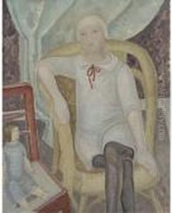Portrait Of A Young Girl by Jessica Stewart Dismorr