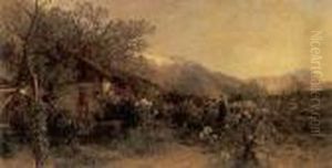 Alpine Revelry by Adolf Gustav Ditscheiner