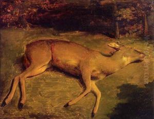 Dead Deer by Gustave Courbet