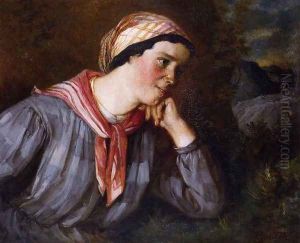 Peasant Wearing Madras by Gustave Courbet