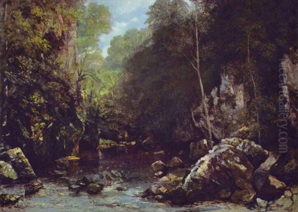 The Shaded Stream (or The Stream of the Puits Noir) - view 1