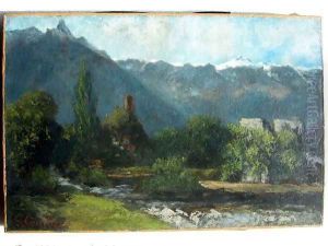 Le Glacier by Gustave Courbet