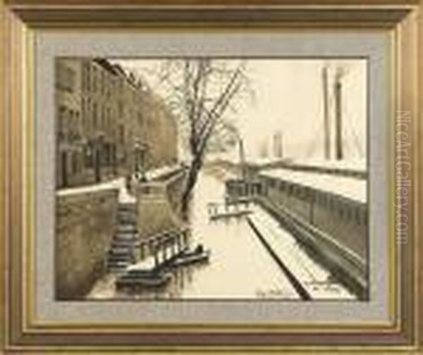 Snows Near Seine - view 1