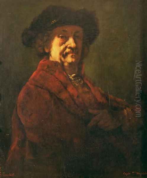 Copy of a Rembrandt Self Portrait, 1869 - view 1
