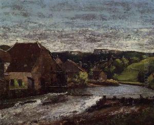 The Loue Valley by Gustave Courbet