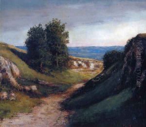 Path to the Sea by Gustave Courbet