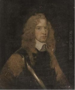 Portrait Of A Gentleman, Bust-length, Wearing A Breast Plate