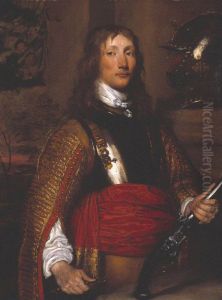Portrait Of An Officer by William Dobson