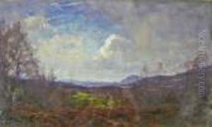 'a Perthshire Landscape'. by Alexander Brownlie Docharty