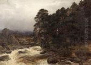 A Spate On The Dochart, Killin